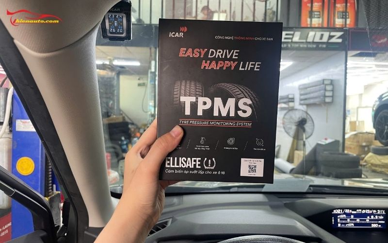 Cảm biến áp suất lốp van trong 