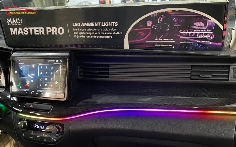 Độ đèn LED Ambient Lights 22 chi tiết có thể điều khiển qua điện thoại thông minh 