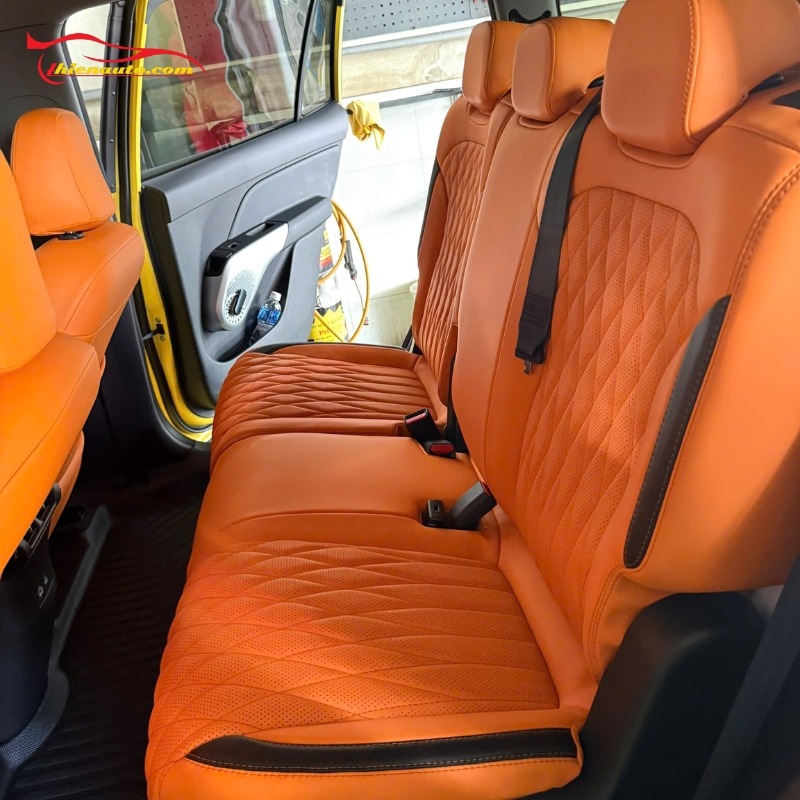 Mẫu bọc ghế da cho Limo Green tại Thiện Auto sang trọng nhất 2025