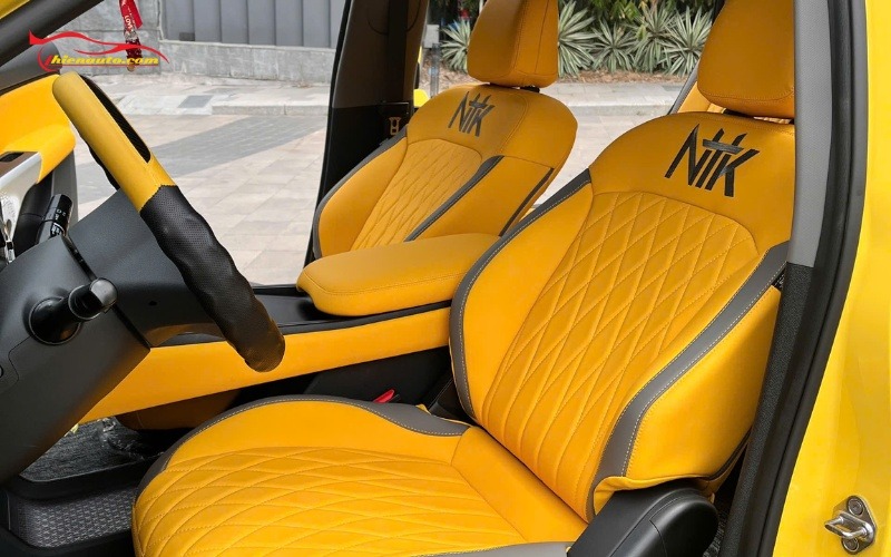 Mẫu bọc ghế da VinFast Limo Green đẹp, thời thượng tại Thiện Auto