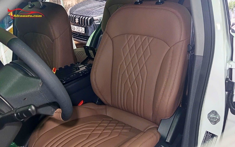 Mẫu bọc ghế da VinFast Limo Green đẹp, thời thượng tại Thiện Auto