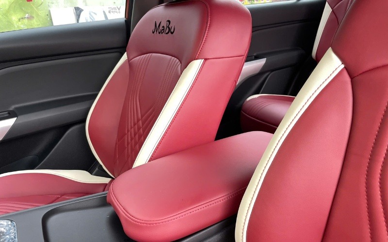 Tổng hợp 50+ mẫu bọc ghế da Vinfast Limo Green Đẹp hot nhất 2026 Mẫu bọc ghế da VinFast Limo Green phối màu đỏ - trắng thời thượng tại Thiện Auto
