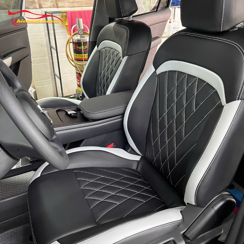Mẫu bọc ghế da cho Limo Green tại Thiện Auto sang trọng nhất 2025
