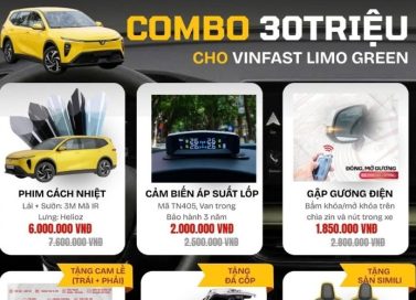 Combo Độ Xe Limo Green 30 Củ Cơ Bản Cấp Thiết Không Thể Thiếu