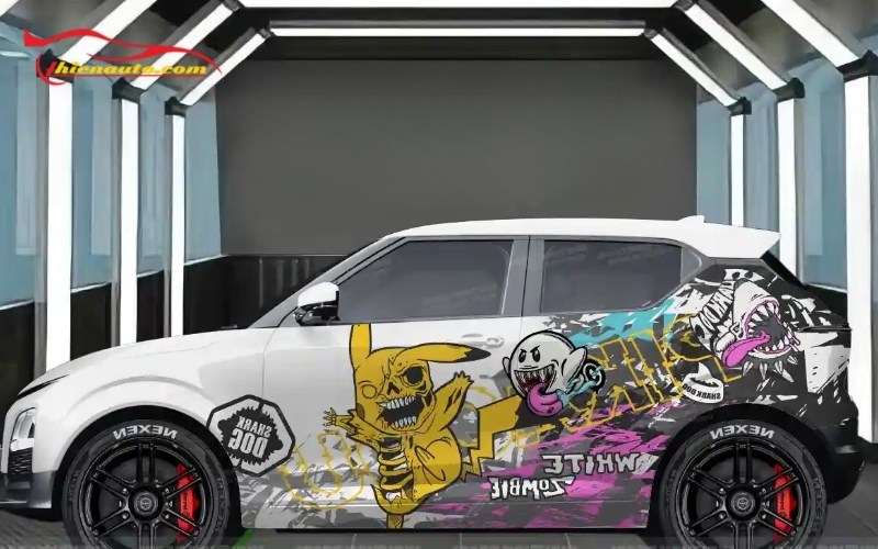 Mẫu dán decal VinFast Herio Green có tại Thiện Auto