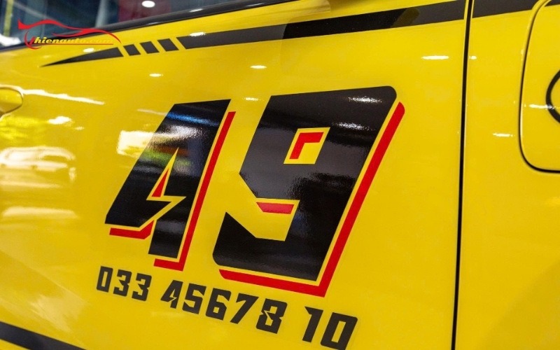 Hình ảnh một số mẫu dán tem/ decal xe Limo Green đẹp