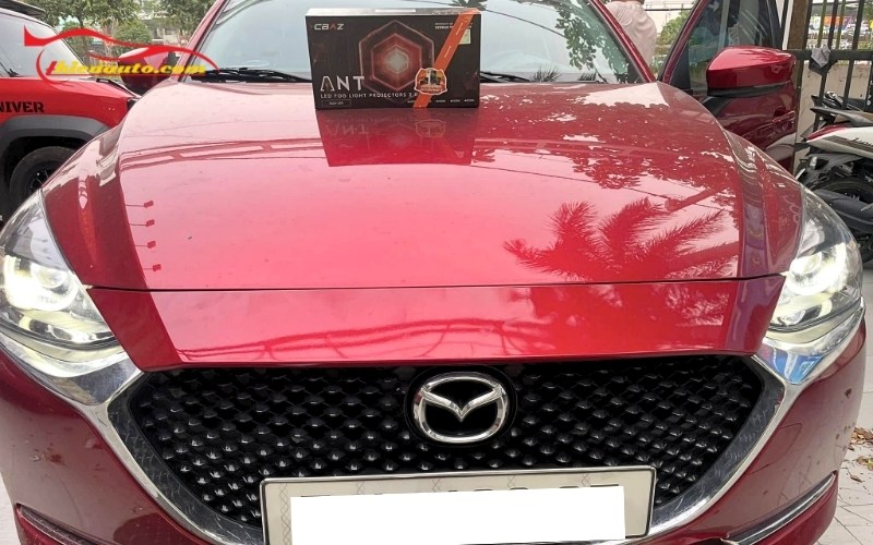 Mẫu độ đèn gầm Mazda 2 Aozoom ANT tăng sáng, lái xe an toàn