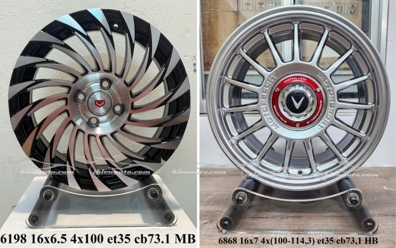 Mẫu độ mâm Vinfast Herio Green R16 đep nhất 2025