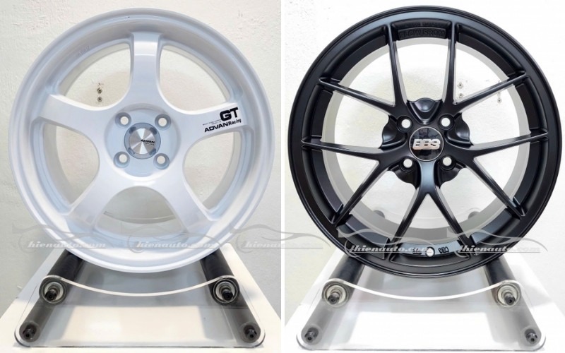 Mẫu độ mâm Herio Green R17 đep tại Thiện Auto