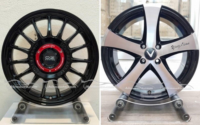 Mẫu độ mâm Herio Green R17 đep tại Thiện Auto