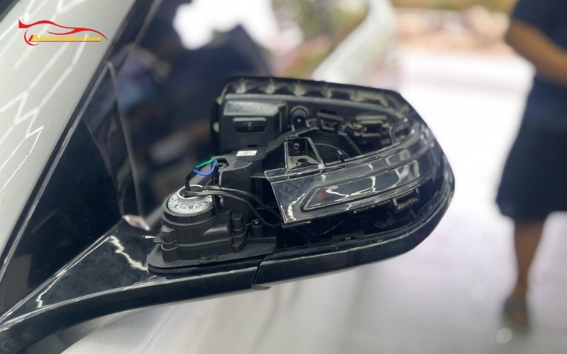 Gập gương Vinfast Limo Green xương zin, không đục cắt