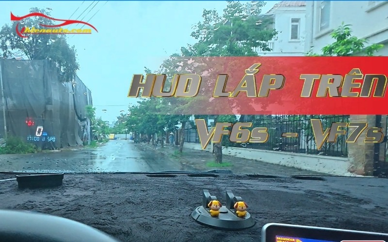HUD kính lái VF7s chất lượng tại Thiện Auto