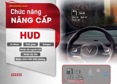 Nâng cấp HUD VF9 bổ sung đầy đủ tính năng giúp lái xe tiện lợi