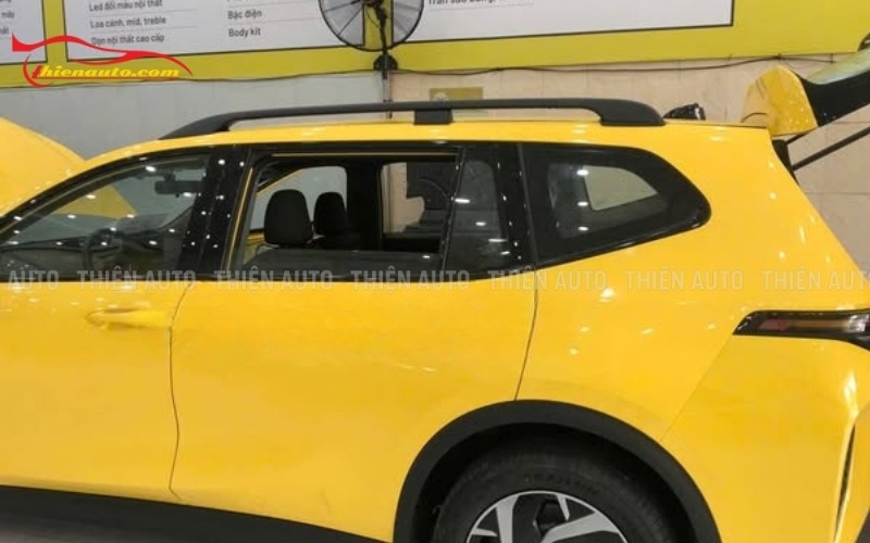 Thanh dọc Vinfast Limo Green lắp đặt không ảnh hưởng đến kết cấu an toàn của xe