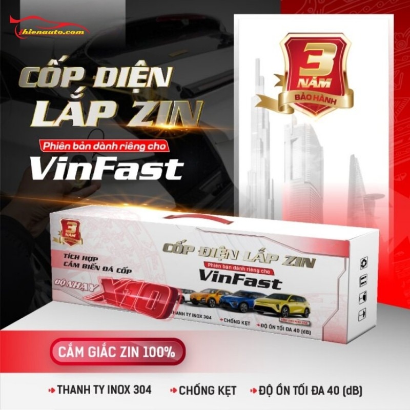 Bộ cốp điện VF5 bao gồm những gì?