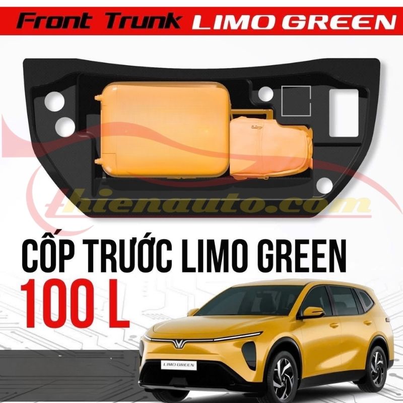Đầu xe Limo Green độ gì: Độ cốp trước Limo Green tăng diện tích chứa đồ