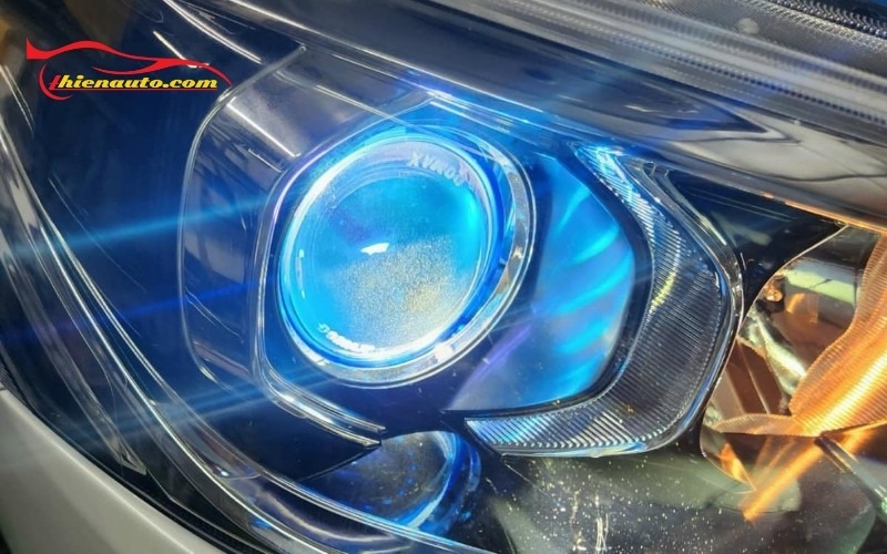 Quy trình độ đèn bi led VinFast Herio Green tại Thiện Auto