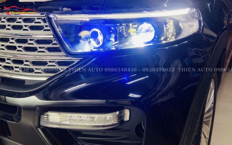 Độ đèn Ford Explorer: Độ đèn bi LED X-Light V30 + V20