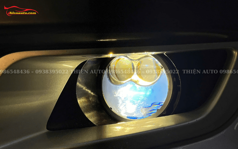 Độ đèn Ford Ranger Đèn bi gầm F10 Turbo X-Light độ trên Ford Ranger