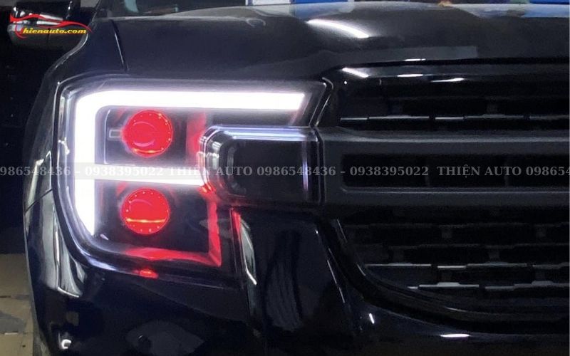 Độ đèn Ford Ranger Độ đèn Ford Ranger:P Bi Laser X-Light V20L