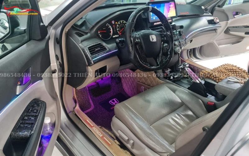 Độ đèn Honda Accord: Đèn LED nội thất xe V4