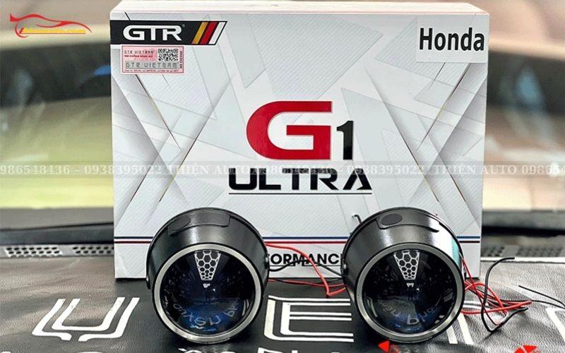 Độ đèn Honda City: Đèn bi gầm GTR G1