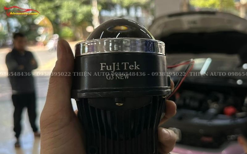Độ đèn cho xe Honda City bi gầm Fujitek