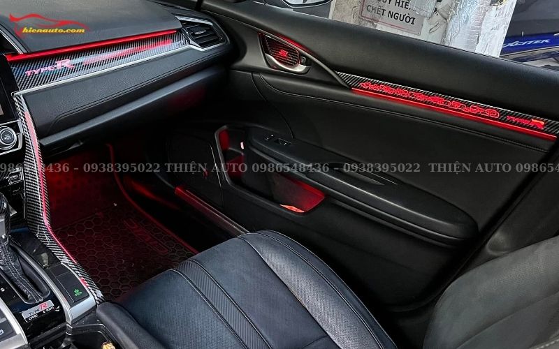 Độ đèn LED nội thất Honda Civic