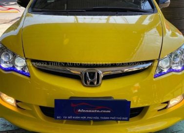 Độ đèn Honda Civic: LED mí Aozoom hiệu ứng Audi