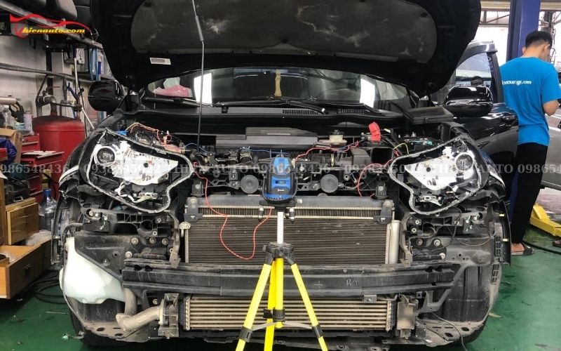 Độ đèn Honda CRV: Đèn Bi Led X-Light V20