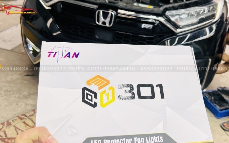Độ đèn Honda CRV: Bi gầm Titan 301