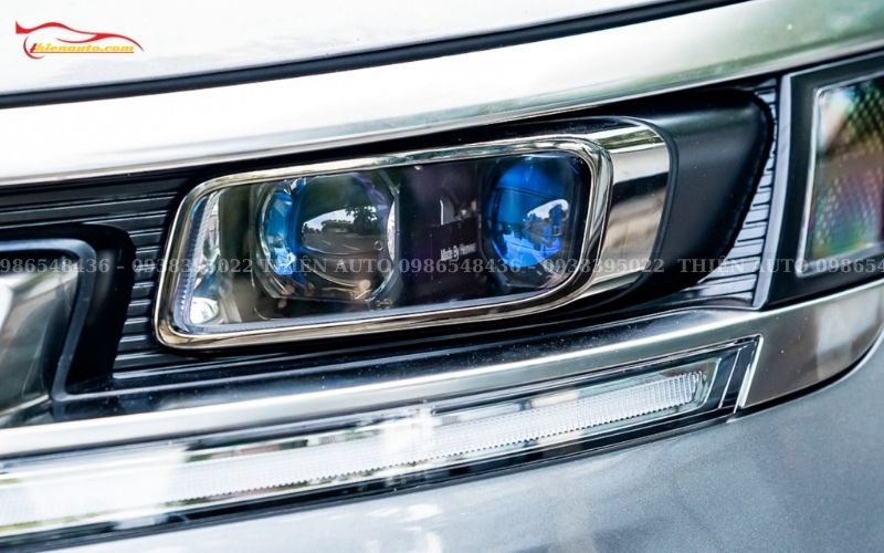 Độ đèn Kia Carnival: Bi Laser Mini X-LIGHT F+ ULTRA