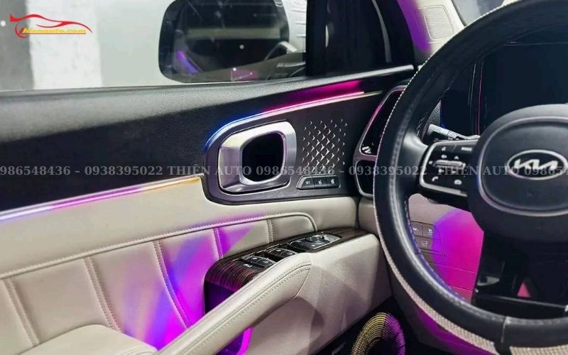 Độ đèn Kia Rondo: LED nội thất 