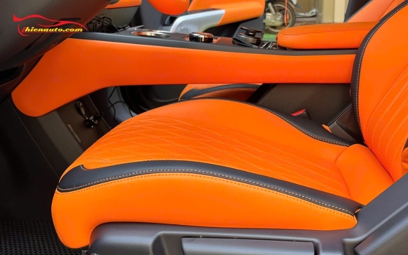 Mẫu bọc ghế da cho Limo Green tại Thiện Auto sang trọng nhất 2025