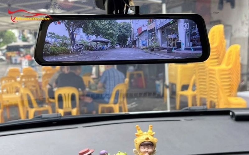 Hình ảnh thực tế lắp camera gương điện tử Vinfast Limo Green Setcar