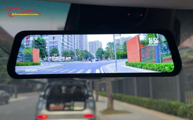 Hình ảnh thực tế lắp camera gương điện tử Vinfast Limo Green Setcar