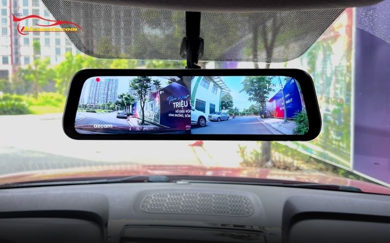Hình ảnh thực tế lắp camera gương điện tử Vinfast Limo Green Setcar
