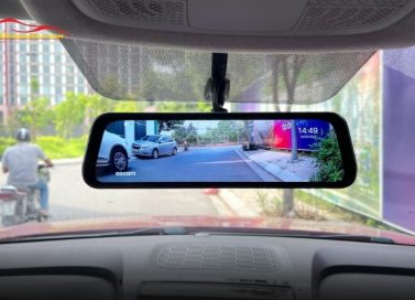 Hình ảnh thực tế lắp camera gương điện tử Vinfast Limo Green Setcar