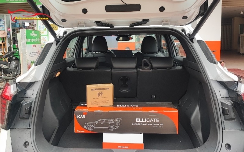 Độ cốp điện Icar Elligate cho Vinfast Limo Green kèm đá cốp tiện lợi