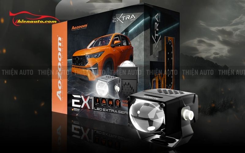 Độ đèn Aozoom Ex1 Led Extra Lights tăng thẩm mỹ nội thất xe
