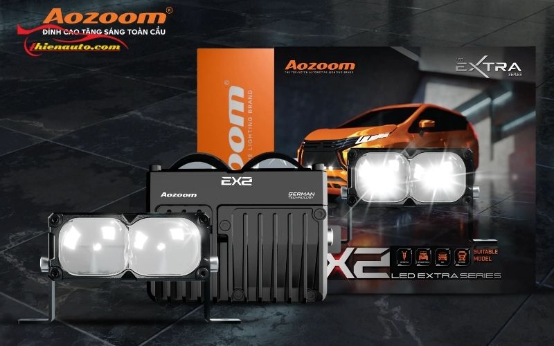 Đèn Aozoom Extra 2 Led Extra Lights thiết kế dạng rời có công suất chiếu sáng mạnh mẽ