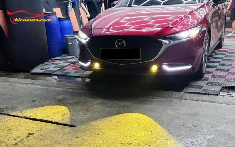Độ đèn gầm cho Mazda 3 2020 giúp di chuyển thuận tiện trong điều kiện thời tiết khắc nghiệt