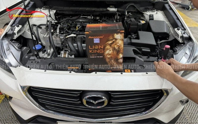 Độ đèn Mazda CX3 Aozoom Lion King chính hãng giá tốt
