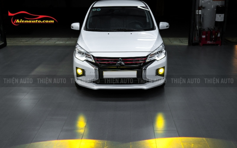 Độ đèn Mitsubishi Attrage chính hãng Xlight, Aozoom,... tại Thiện Auto