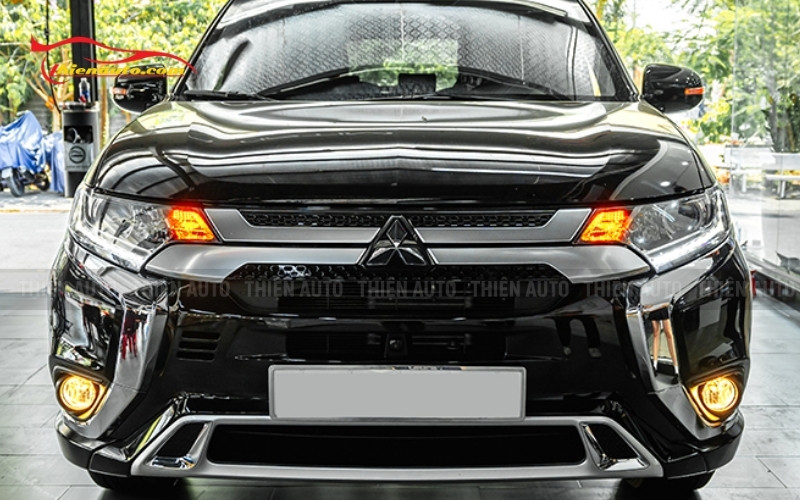 Hình ảnh thực tế độ đèn Mitsubishi Outlander
