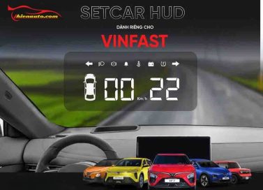 Màn hình HUD setcar Vinfast Limo Green có 4 chế độ hiển thị