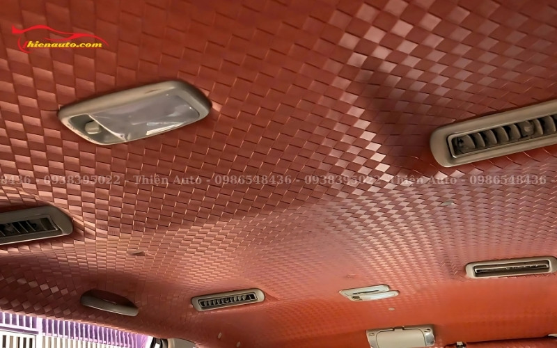 Bọc trần 8D cho Xpander có nhiều lựa chọn màu sắc đồng bộ nội thất