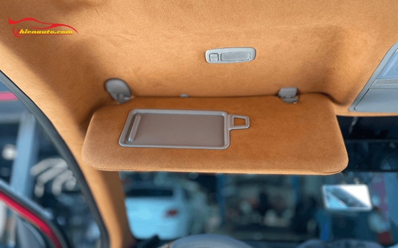 Thiện Auto thi công bọc trần da lộn Mitsubishi Xpander chuyên nghiệp