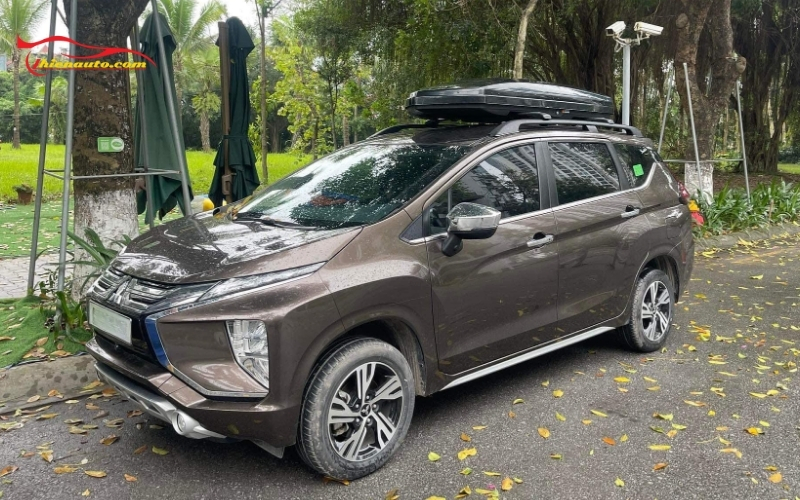 Thiện Auto thi công lắp đặt cốp nóc phi thuyền cho anh Mitsubishi Xpander tại Thủ Đức