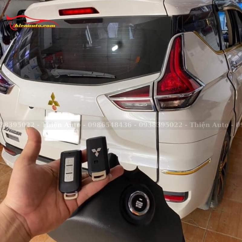 Chủ xe Xpander lựa chọn lắp bộ đề nổ từ xa để khóa xe từ xa an toàn bằng remote